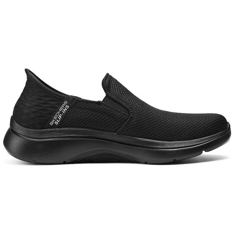 Skechers Slip-Ons Mesh Flash Technology Comfortable Versatile Low-Top Casual Shoes Men Sneakers Black 216600-BBK