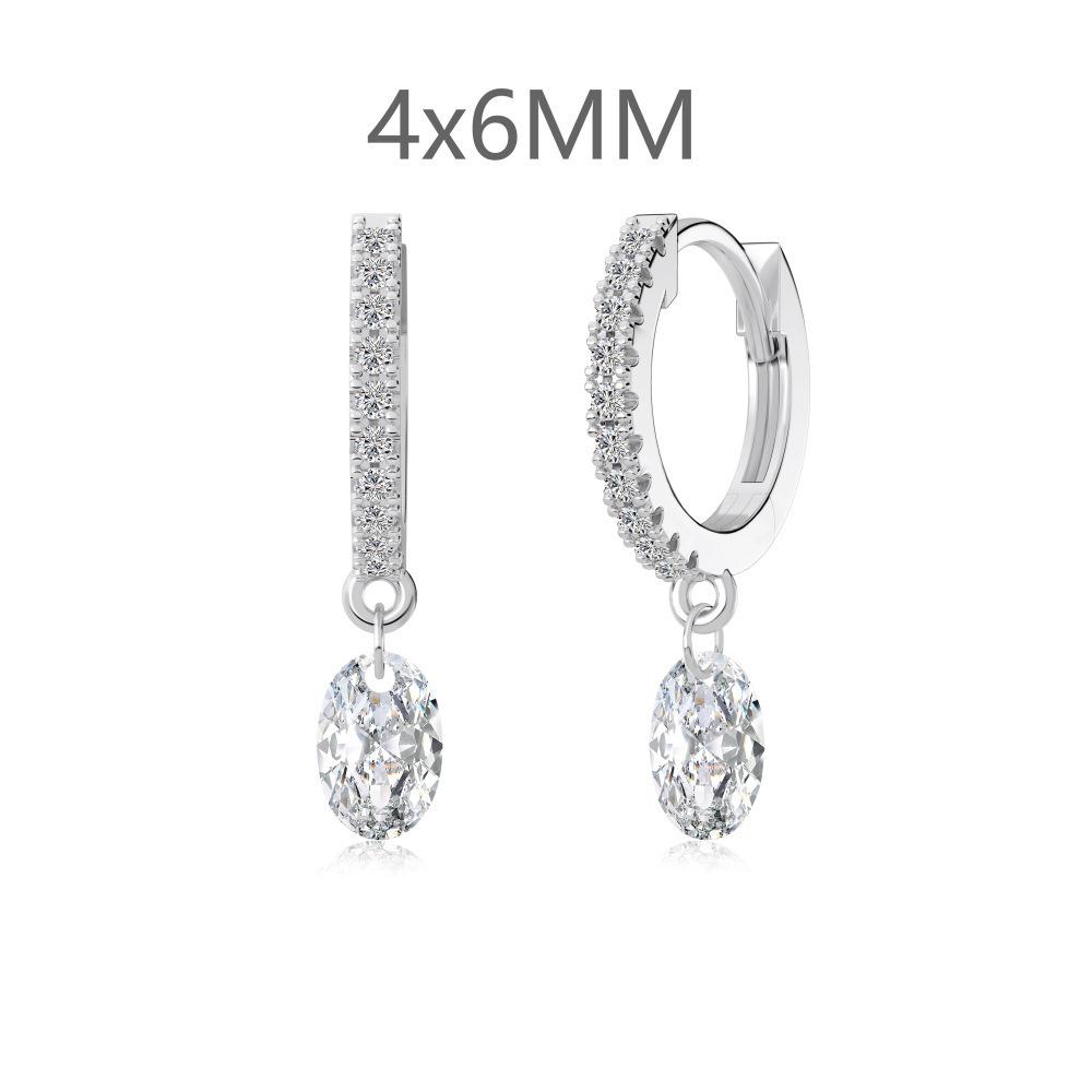 Luxury S925 Sterling Silver Tassel Earrings – Elegant, Sparkly Pendant Studs for Women 925 Silver