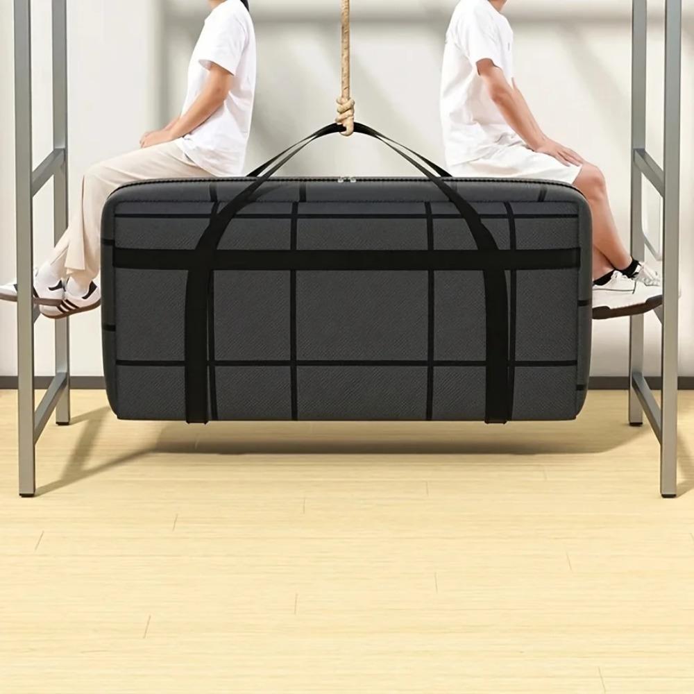 

1PC Large Capacity and Super Load-bearing Black Composite Material Storage Bag, Dustproof and Moisture-proof with Zipper M