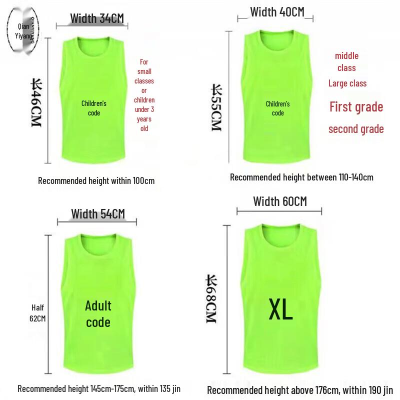 Sports Training Scrimmage Vest for Adults and Kids
