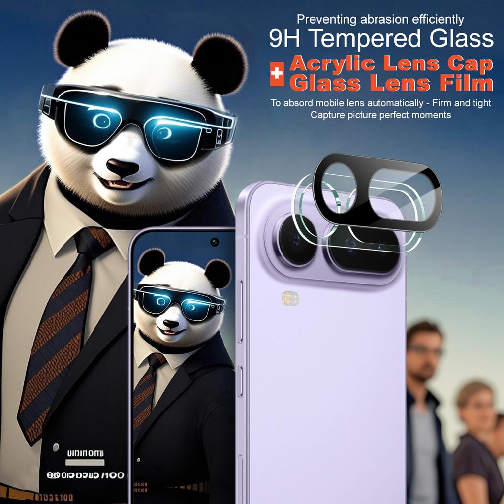 For Honor Magic 8 Pro Air 5G Glass IMAK High Definition Integrated Glass Lens Film Black Version