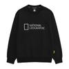 NATIONALGEOGRAPHIC N251Usw911 Paul Haas Big Logo Basic Fit Sweatshirt Carbon Black