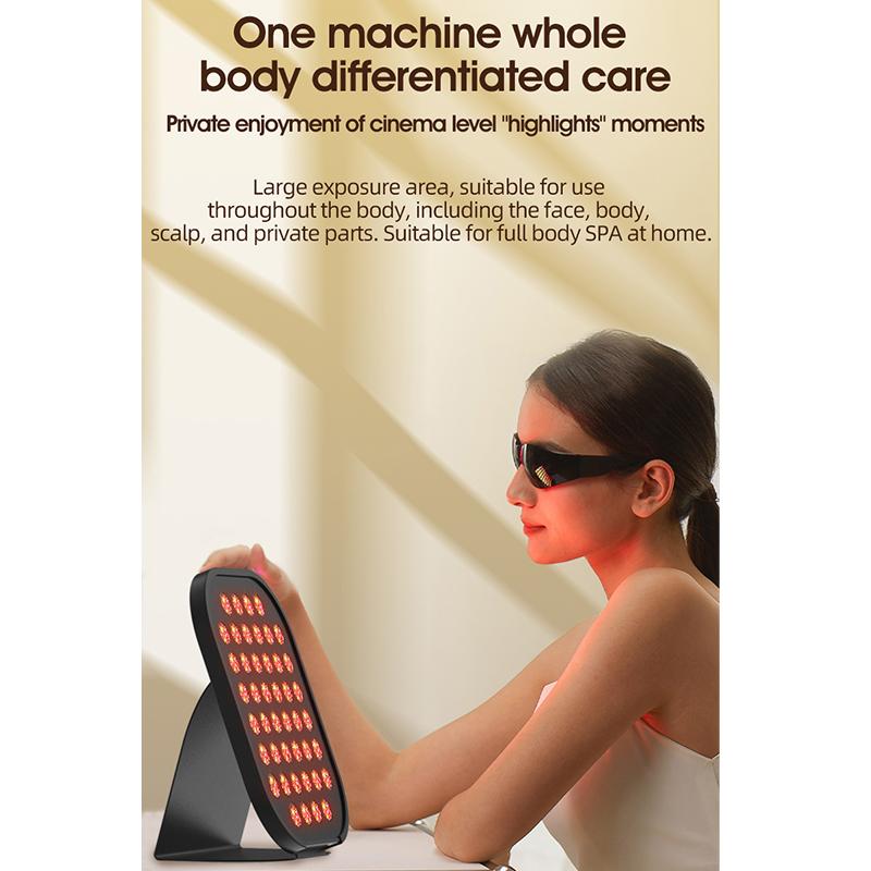 Portable Large Row of Lights Beauty Instrument Photo Skin Optical Spectrometer Facial Mask Equipment Skin Soothe Whitening Acne