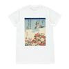 Japanese Ukiyo-e T Shirt Woodblock Art Hokusai Pastel Goth Womens Mens Printed