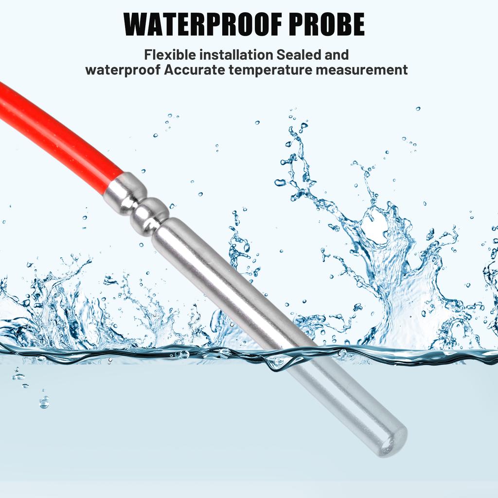 PT100 Thermistorsensoren Mit Korrosionsbeständiger Sonde Ideal Für Kessel- Und Ofentemperaturregelung