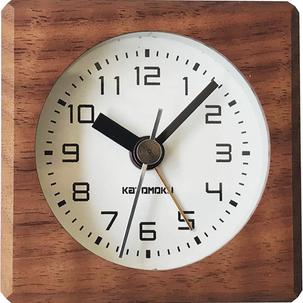 

KATOMOKU Alarm Clock 7 Walnut Alarm Clock km-100WA