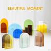 Vase Acrylic Decorative Home Wedding Table Centerpiece, Modern Flower Arrangements s er for Office