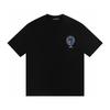 T25 CHROME HEARTS 2026 Summer New High Quality Cotton Round Neck Loose Large Size Men's and Women's T-shirt Couple T-shirt