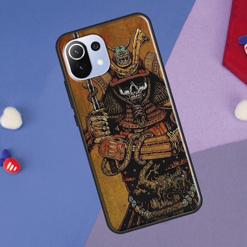 Japanese Samurai Cover For Xiaomi 14T Pro 11T 12T 13T 13 14 Ultra POCO X7 Pro X3 X5 F3 F5 F6 M6 X6 Pro Case