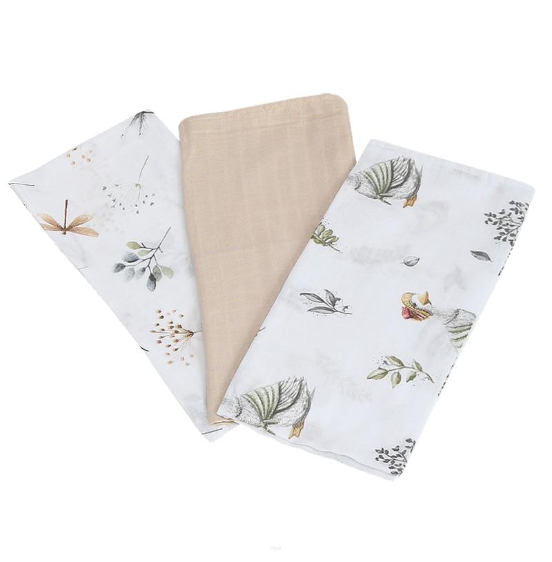 Muslin Diapers 3 Pieces (set P)