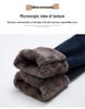Winter Plus Velvet High-Waist Denim Jeans for Moms - Thick, Warm, Large Size Cotton Pants