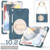 Custom 3-in-1 Protective Tablet Case for iPad 9th 8th 10.2 Inch Shockproof with Wrist Strap and Pencil Holder