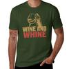 Regalo Festa della Mamma Vino e Lamento Regalo Mamma Maglietta Abbigliamento Estetica Vintage Divertente Personalizzato Disegna la Tua Maglietta da Uomo