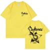 Rock Band Deftones Private Music Graphic T-shirt Snake Print T Shirts Unisex Women Casual Cotton Vintage T-shirts Oversized Tshirt