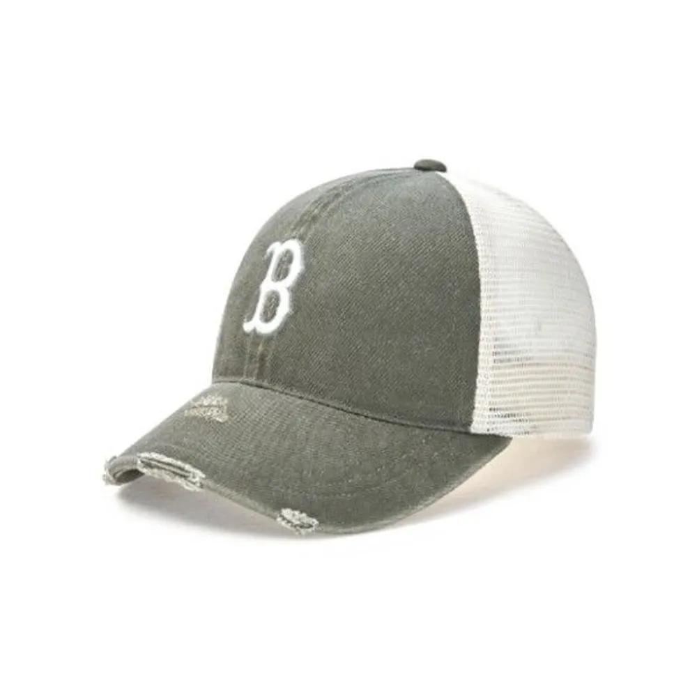 [MLB] Cap JQT 3AMCB0153-43KAL Basic Washed Mesh Cap Boston Red Sox FREE