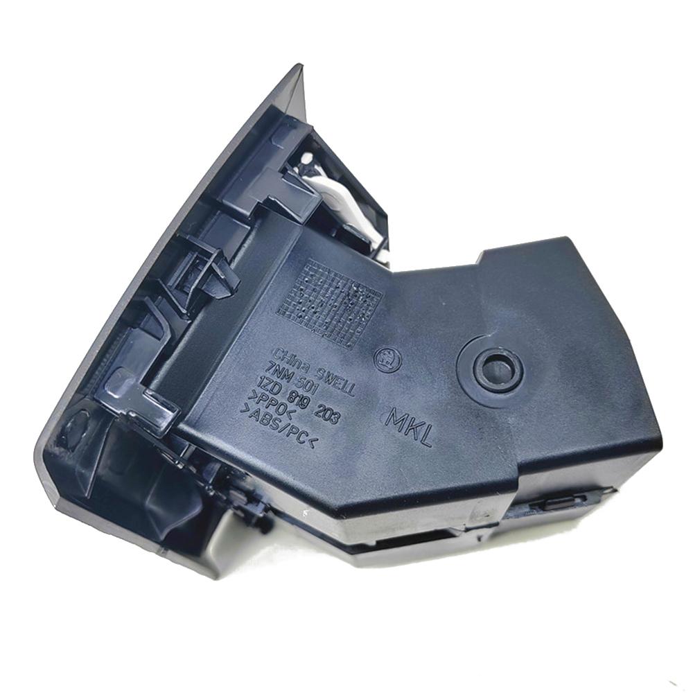 1ZD819203 Black Rear Outlet Air Vent Assembly For SKODA OCTAVIA