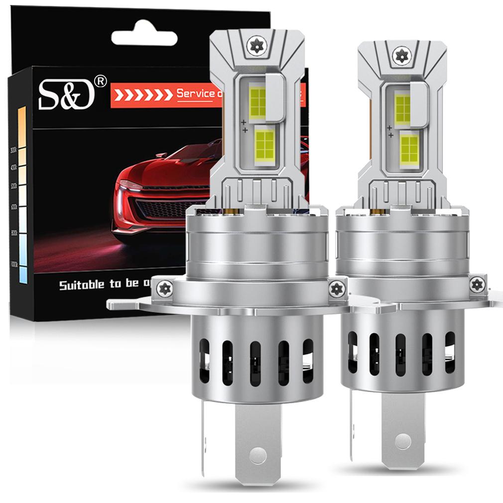 2Pcs 32000LM H7 LED Headlight Bulbs Mini Turbo H11 LED H4 H8 9005 HB3 9006 HB4 70W Car Fog Light Hi Lo Beam Headlamp Auto Plug&Play Lamp 6500K White