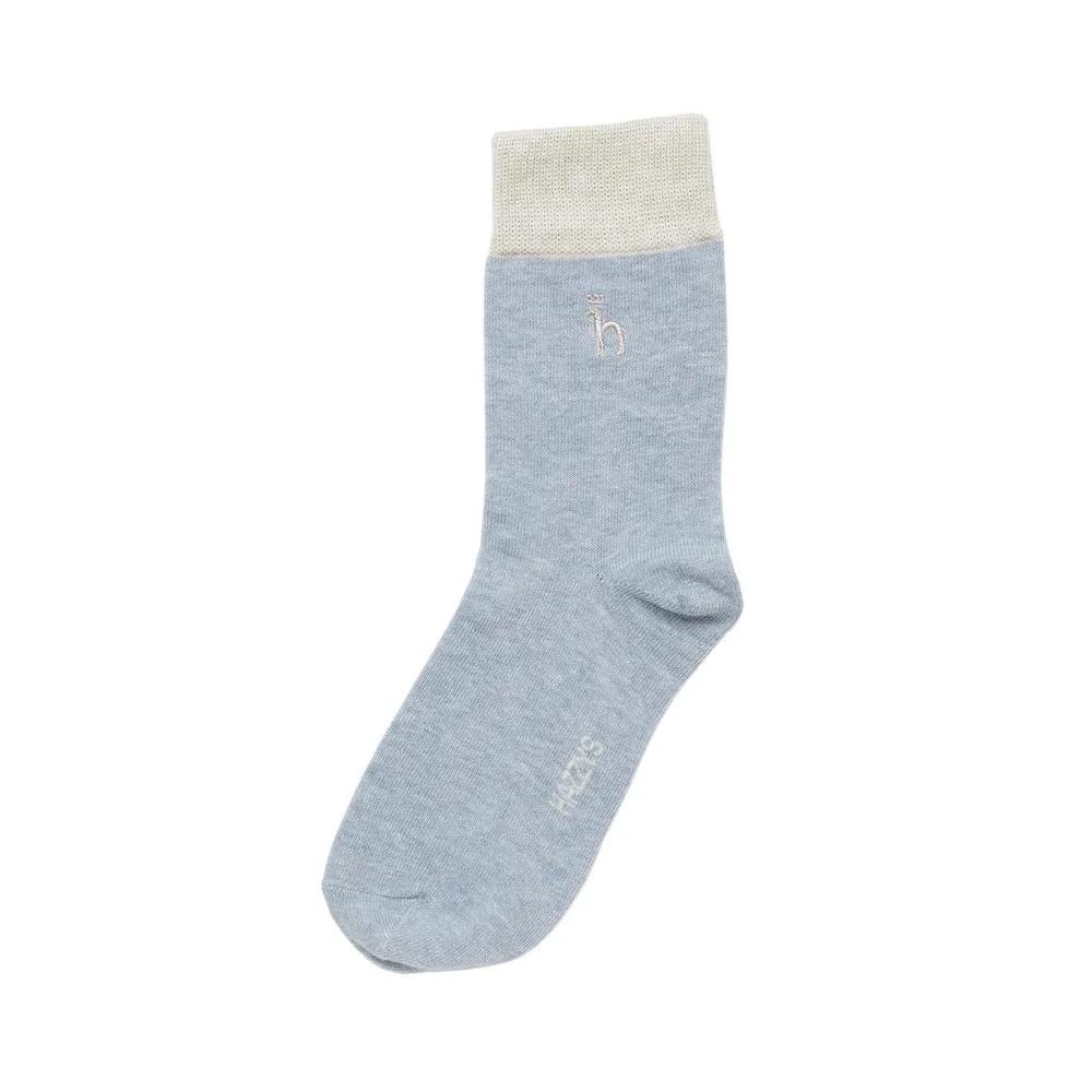HISS6F207WT_[HAZZYS DAILY] Women's Color Block Socks 3-Piece Set