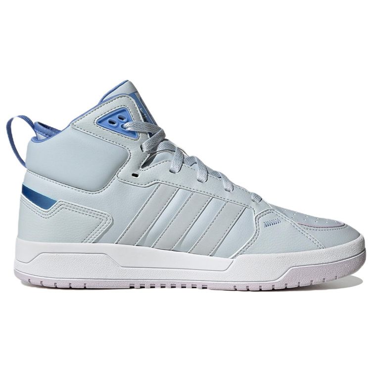 Adidas Neo 100Db Non-Slip Wear-Resistant Lightweight Mid-Top Skate Shoes Unisex Skate Shoes Gray Blue GZ2585