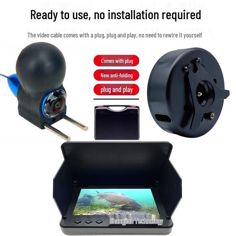 "2024 HD Underwater Fish Finder Camera: Visual Anchor Probe & Fishing Instrument"