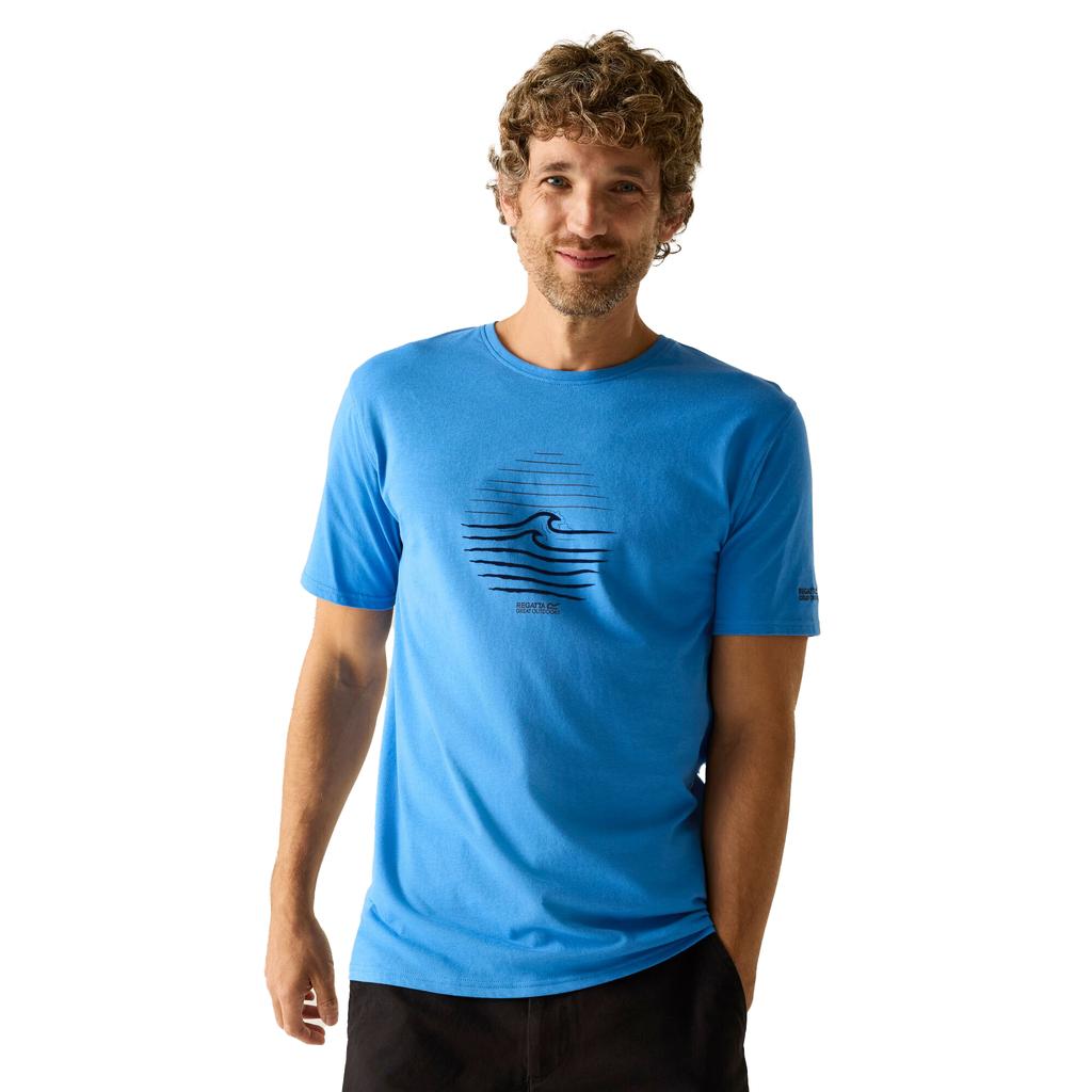 Regatta Mens Cline IX Wave T-Shirt