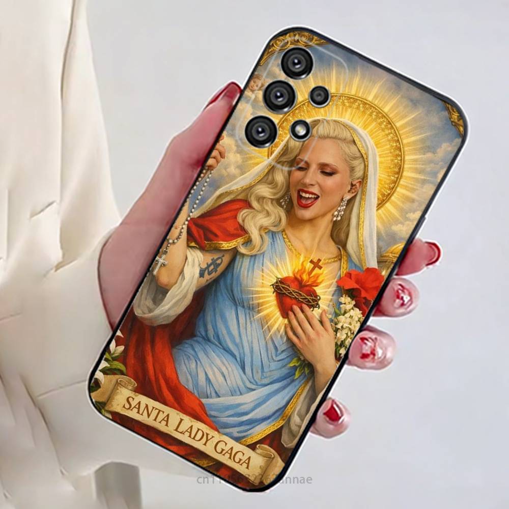 Чехол для телефона LADY GAGA MAYHEM для Samsung Galaxy A13,21s,22,31,32,52,53,71,80,A91 Мягкий черный корпус Samsung A20S