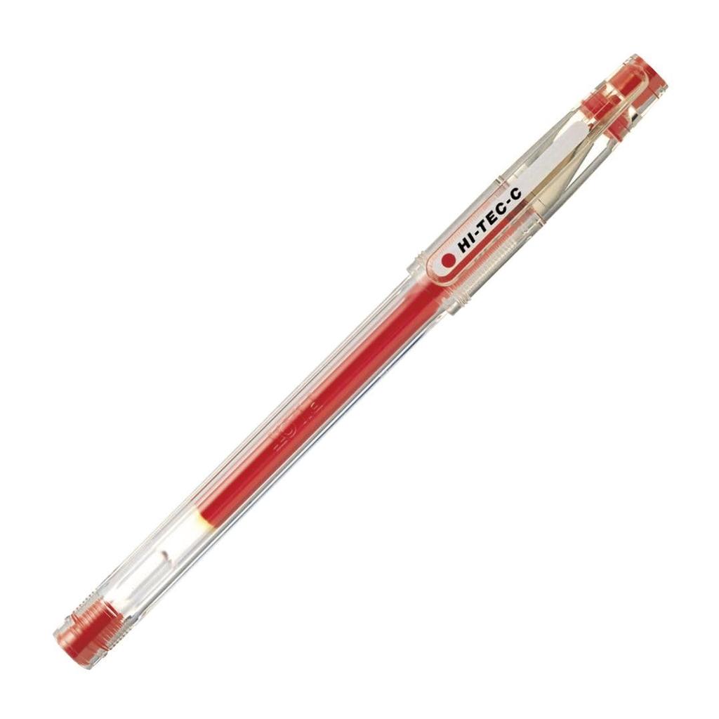 Pilot Gel Ballpoint Pen C 10 LH200C410R Hi-Tec 0.4 Red, Pens,