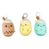 Stuffed Boba Milk Tea Keyring Plush Doll Boba Doll Plush Toys Bubble Tea Keychain  Girl Friend