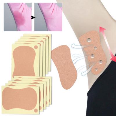 10pcs Deodorant Armpit Patch Unisex Sweat Absorbing Underarm Pad