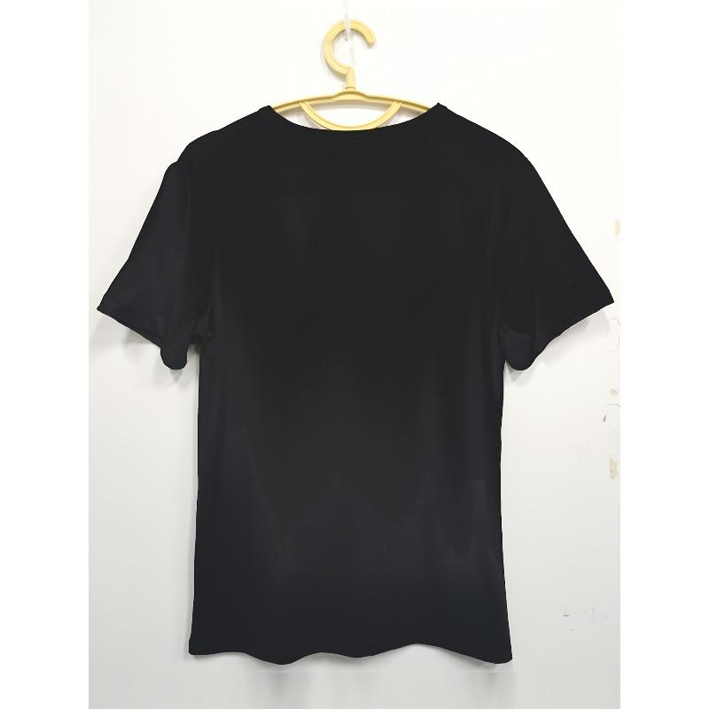 Print Women's Casual T-Shirt, Round Neck, Short Sleeved, Slightly Elastic Fabric, Regular Style, Comfortable Top for All Seasons Women Clothes