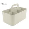 Stackable Desk Organizer Storage Box with Handle Large Capacity Multiple Compartments Pencil Holder Caddy Organizer