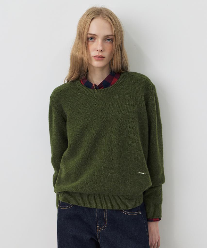 CITYBREEZE Wool Essential Round Neck Knit_5 Colors