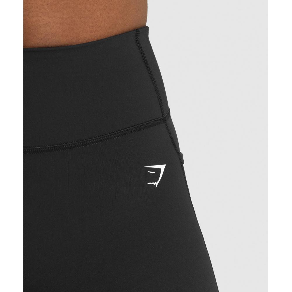 Gymshark Hebetaschen-Shorts Schwarz B3b6k Bb2j