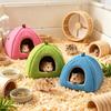 Breathable Guinea Pig House Cotton Line Small Pet Bed Portable Hamster Shelter  Small Pets