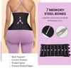 Waist Trainer for Women Latex Underbust Waist Corsets Cincher Plus Size Workout Girdle Body Shaper Zipper