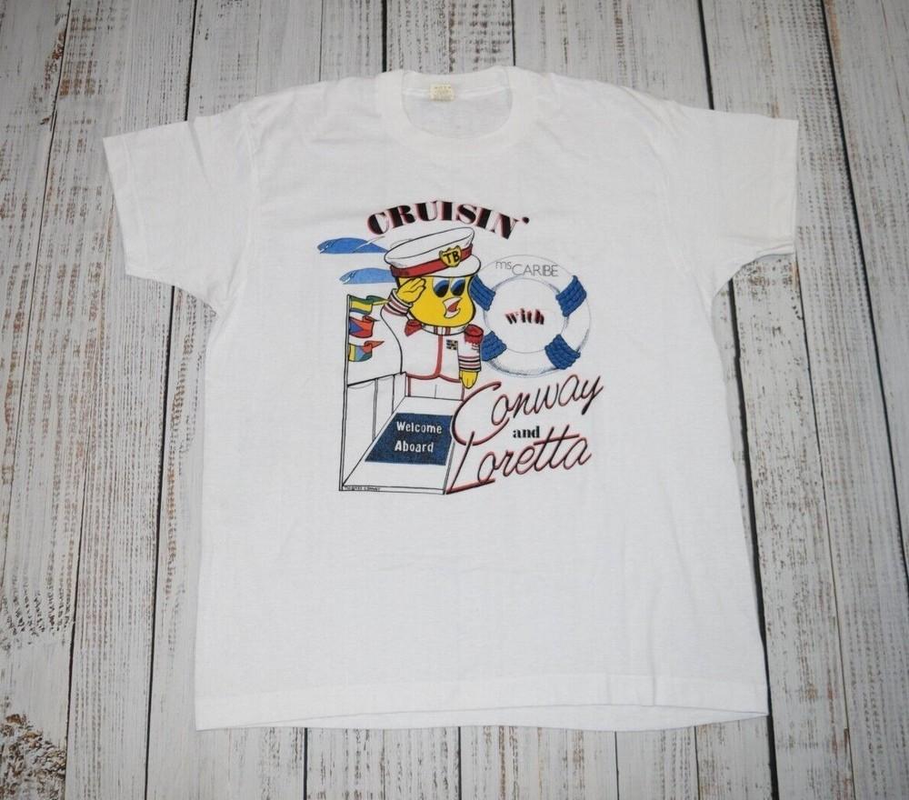 

Vintage Loretta Lynn Cruisin#039; With Conway Tshirt Short All Size S to 5XL NZL018 Unisex T-Shirt XXL