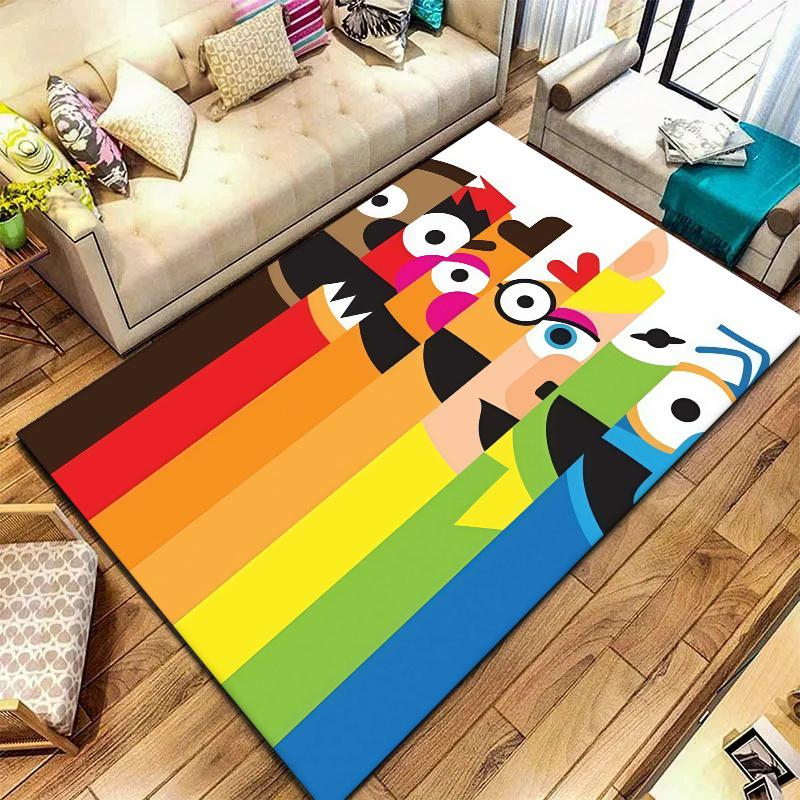 Muppets Carpet Rug for Living Room Bedroom Home Sofa Decoration,Kids play Nonslip Floor Mat