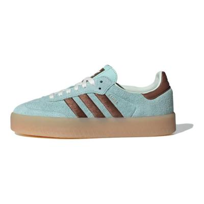 Sambae Semi Flash Aqua Damen Sneaker Blau Preloved-Braun Gummi JH8835