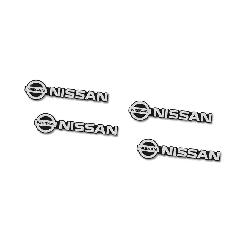 4pcs/10pcs 3D Aluminum Speaker Stereo Speaker Badge Emblem Sticker For Nissan Sylphy N7 Teana Qashqai Note J10 J11 Navara Patrol