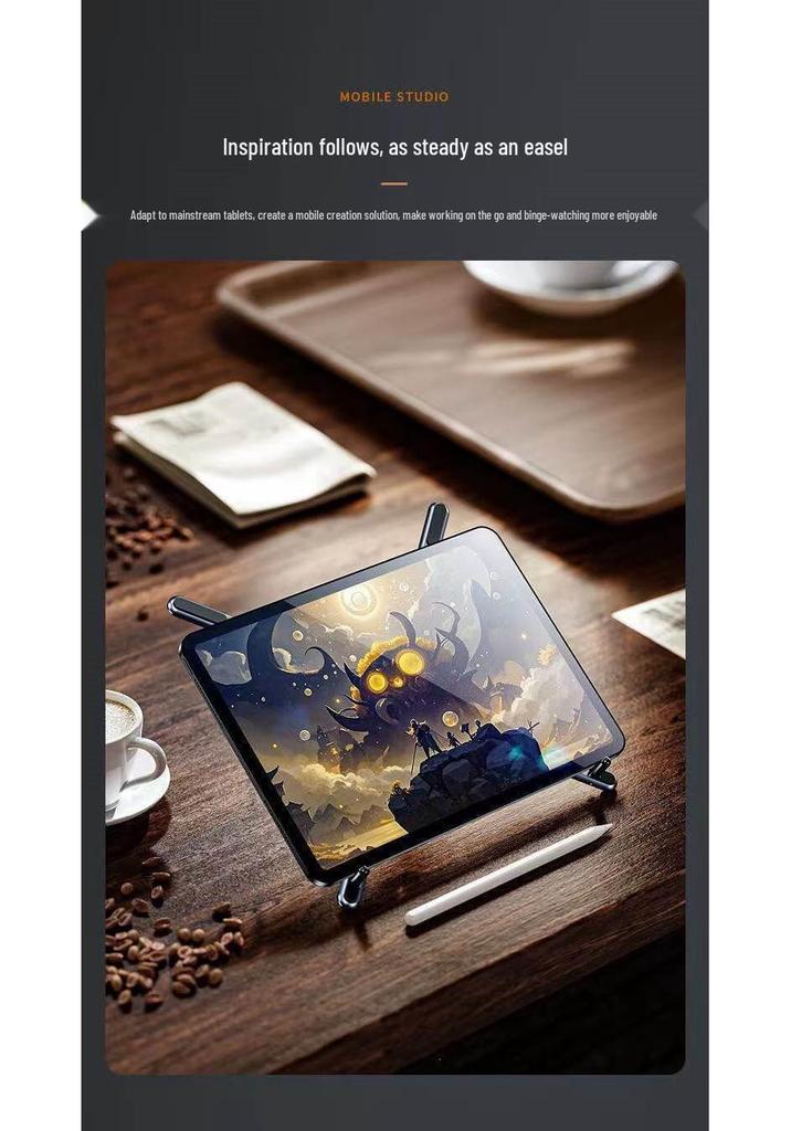 Universeller magnetischer Aluminium-Handyhalter: Multifunktionaler Ständer für Handys, Tablets und Laptops