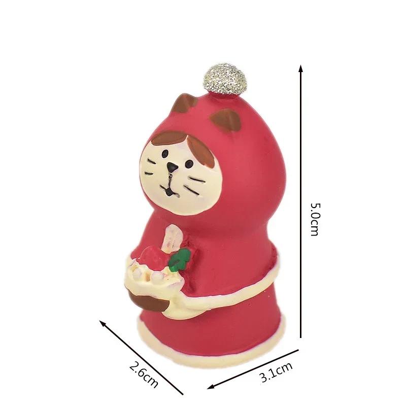 1pc Scene Decoration Christmas Series Bookshelf Decorationt Collectible Home Decoration Garden Resin Craft Toy Bonsai Ornaments