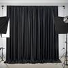 Wedding Stretch Fabric Rod Pocket Curtain for Scenic Decor