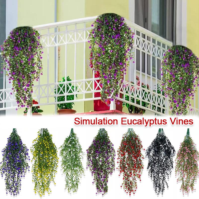 4PC Vibrant Garden Simulation Vines Balcony Fade-Proof Daisy Wedding Multicolored Home Decor Multiple Options Available
