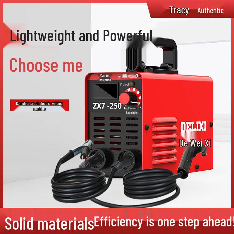 Delixi 250 Mini Electric Welder, 220V Handheld for Home Use