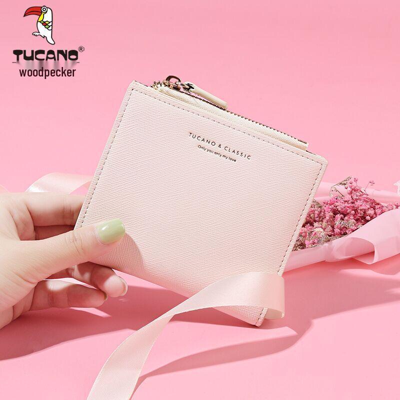 TUCANO Women's Genuine Leather Short Wallet & Card Holder