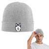 Siberian Husky Pies Alaski Ciepła Czapka Dzianinowa Modna Czapka Z Daszkiem Jesień Zima Na Zewnątrz Czapki Beanie dla Mężczyzn Kobiet Dorosłych
