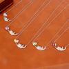 Fashion S925 Sterling Silver Necklace Light Luxury Design Thin Chain Women Jewelry Gift