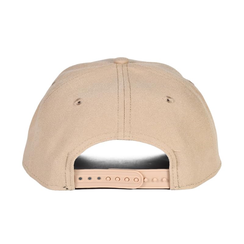 New Era Cap Los Angeles Dodgers Upside Down LA Logo 9FORTY A-Frame Snapback Beige Free Size Used