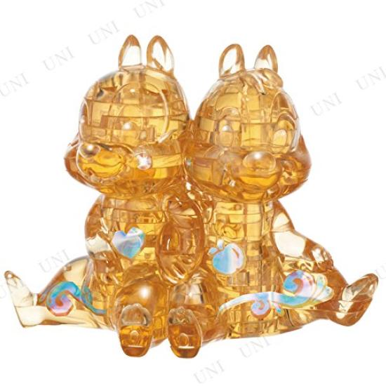HANAYAMA Crystal Gallery Transparent 3D Jigsaw Puzzle Disney Chip Dale Figures Interior Decor Ages - & Crystal-like - - 7+