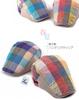 Hunting Cap Plaid Pattern [Laquest] Spring/Summer Men's/Women's (Multi Blue)